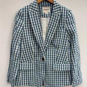 Boden Plaid Blazer
